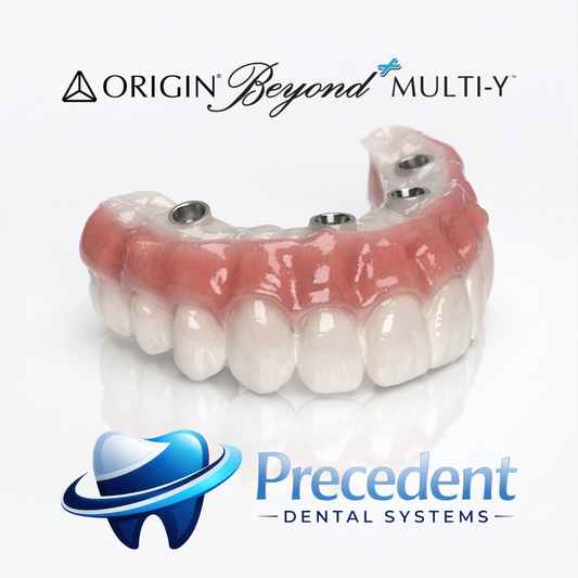 Zirconia Origin Beyond+ Multi-Y + Ti-bar | Cemented | Full-Arch Hybrid