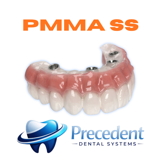PMMA SS + Ti-bar | Cemented | Full-Arch Hybrid